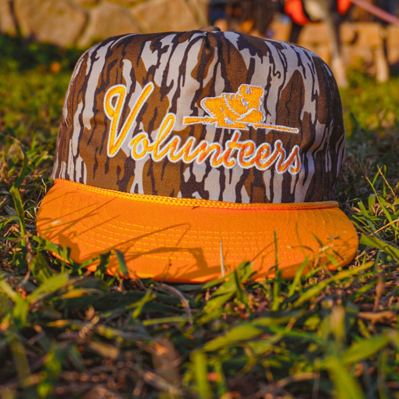 Camo Cursive Volunteers - Bad Day Hat Co