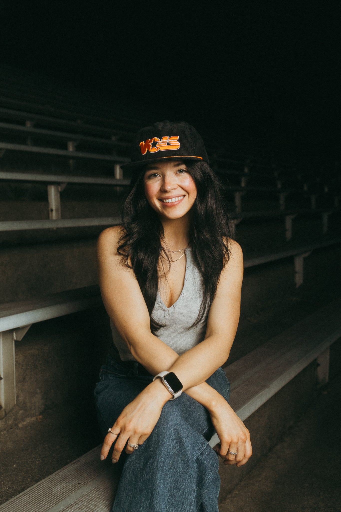 Corduroy Black Vols Star - Bad Day Hat Co