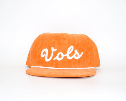 Corduroy Orange Vols Script