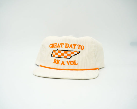 White Great Day To Be A Vol