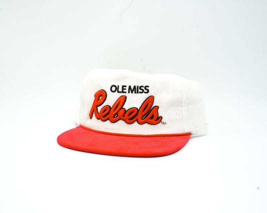 Corduroy Ole Miss Cursive Rebels