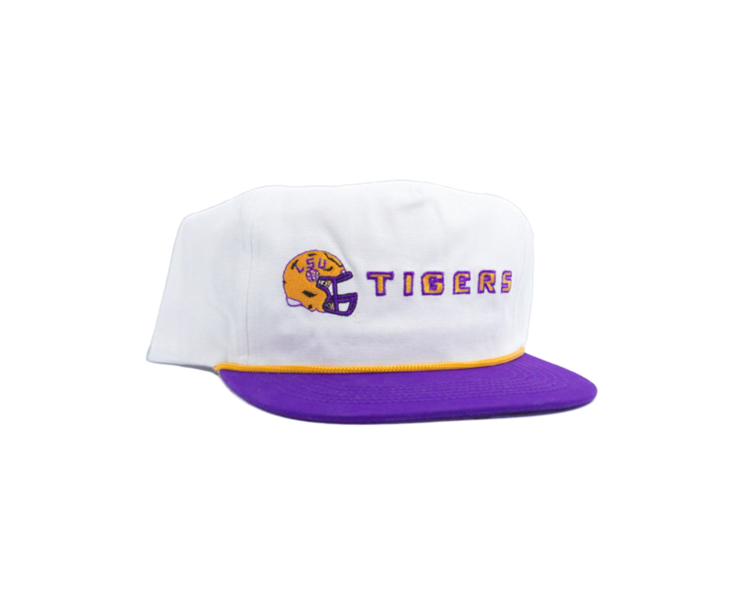 LSU Vintage Hat, Tigers w/ Football Helmet