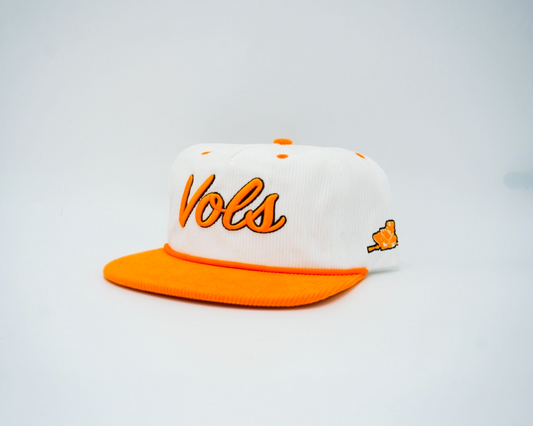 Corduroy Cursive Vols W/ Riflemen