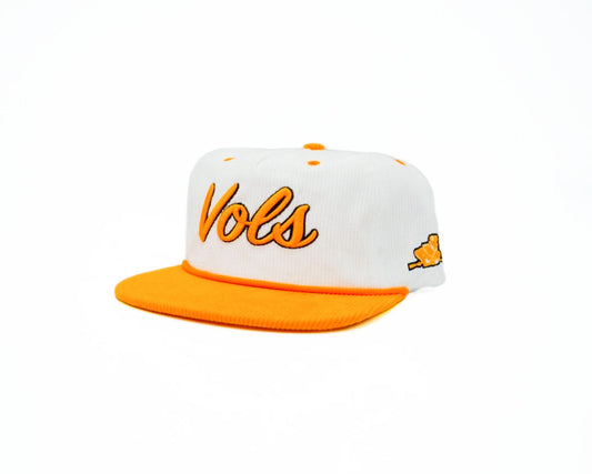 Corduroy Cursive Vols W/ Riflemen