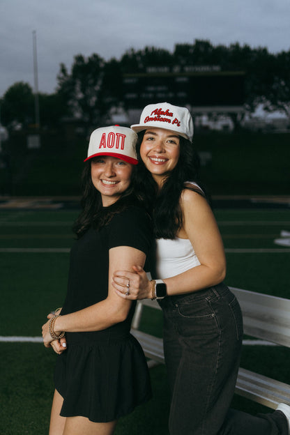 Alpha Omricon Pi Outline - Bad Day Hat Co