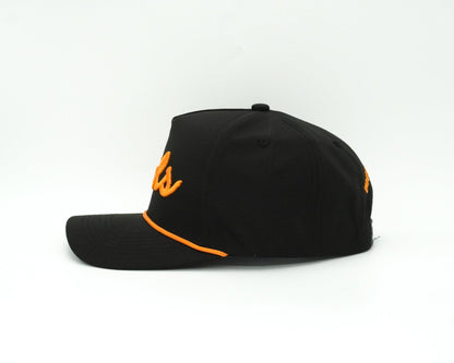 Black Athletic Vols Script - Bad Day Hat Co