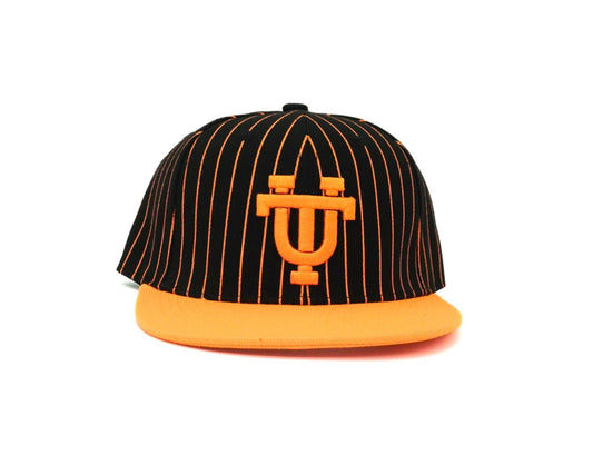 Black Pinstripe Interlocking UT - Bad Day Hat Co