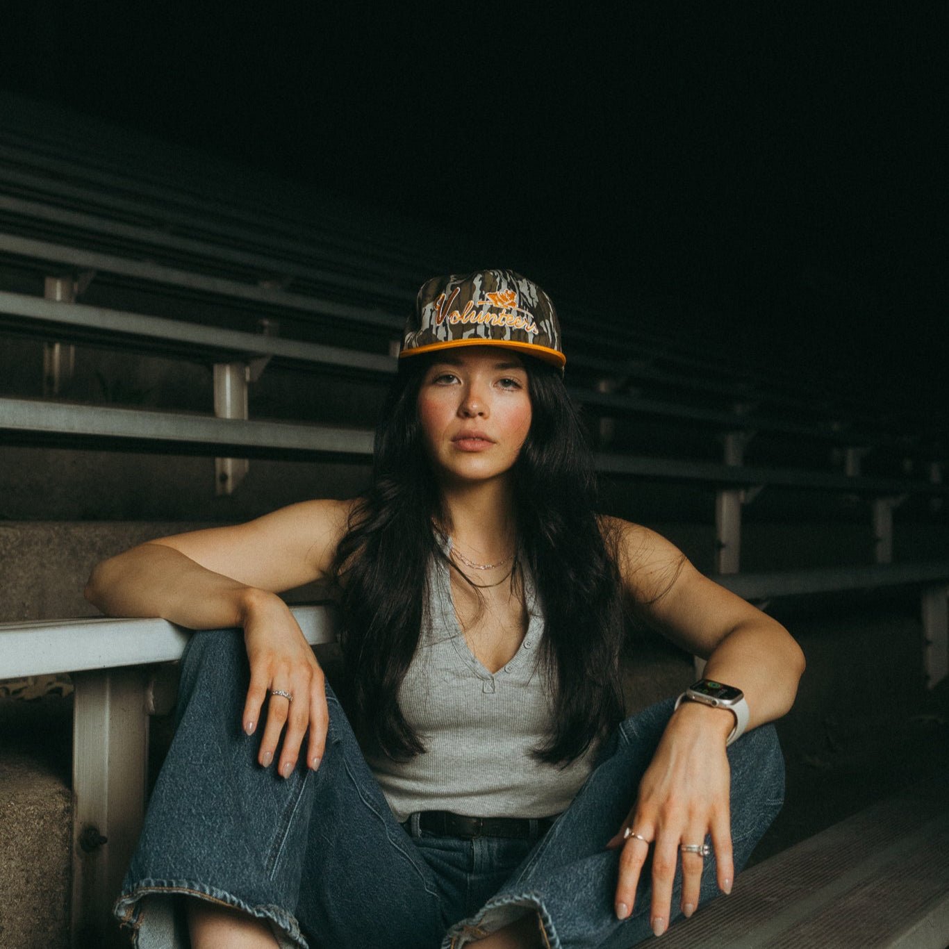 Camo Cursive Volunteers - Bad Day Hat Co