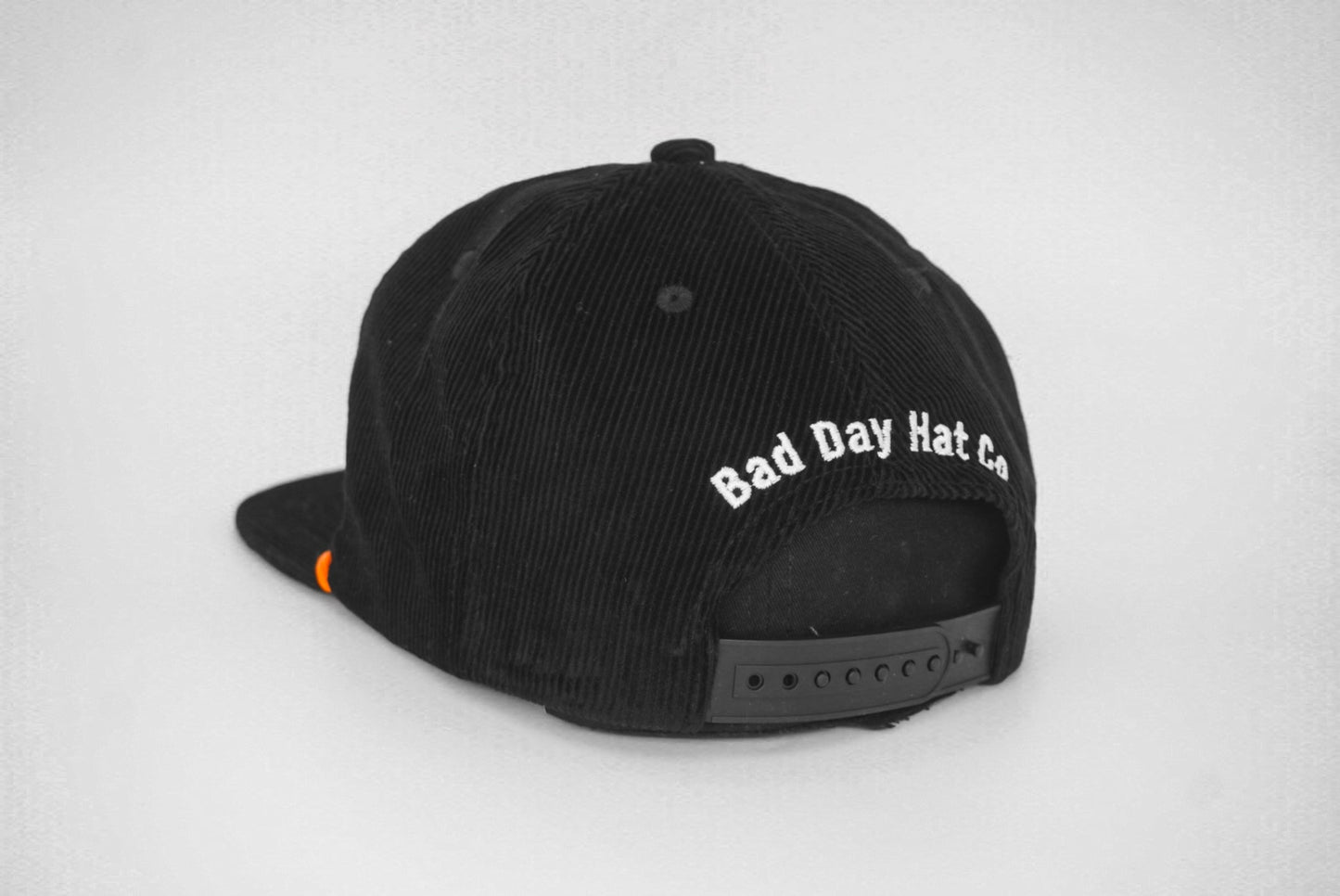 Corduroy Black VOLS Stadium Letters - Bad Day Hat Co