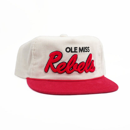 Corduroy Ole Miss Cursive Rebels - Bad Day Hat Co
