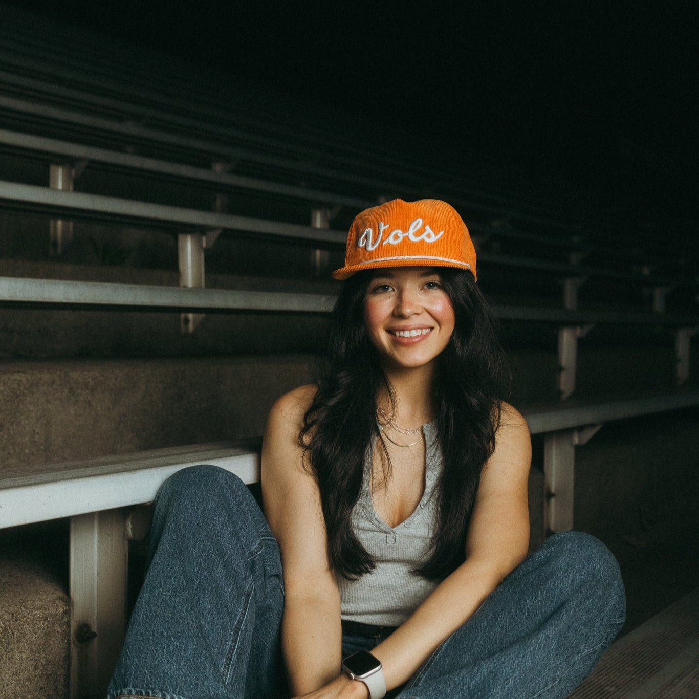 Corduroy Orange Vols Script - Bad Day Hat Co