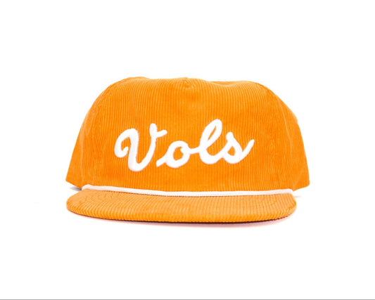 Corduroy Orange Vols Script - Bad Day Hat Co