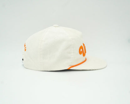 Corduroy White Vols Script - Bad Day Hat Co