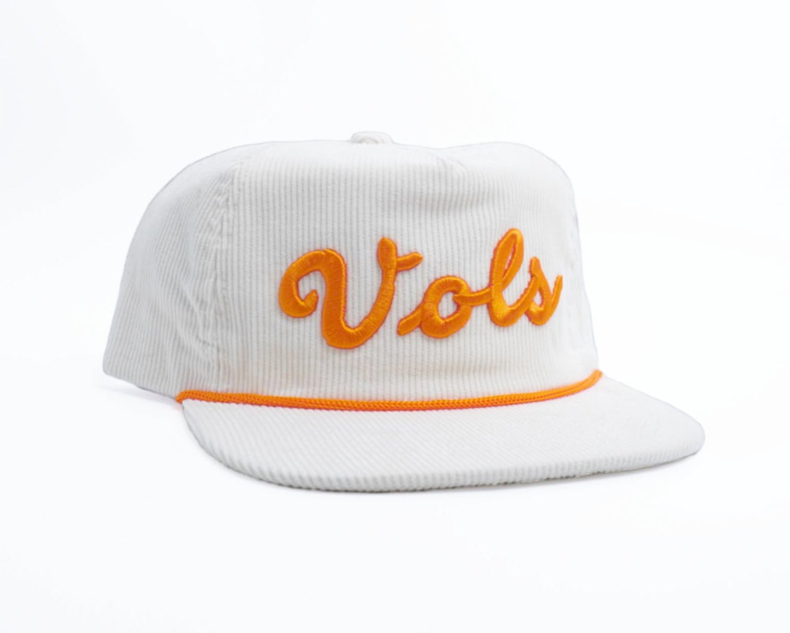 Corduroy White Vols Script - Bad Day Hat Co