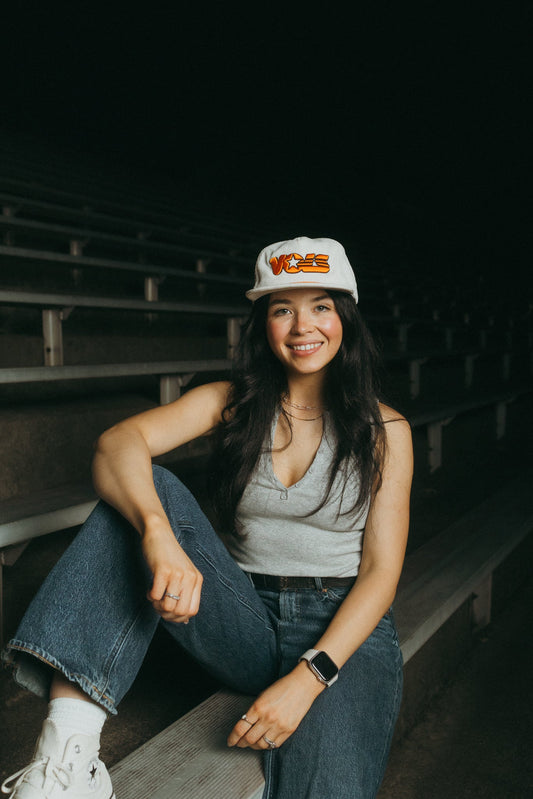 Corduroy White Vols Star - Bad Day Hat Co