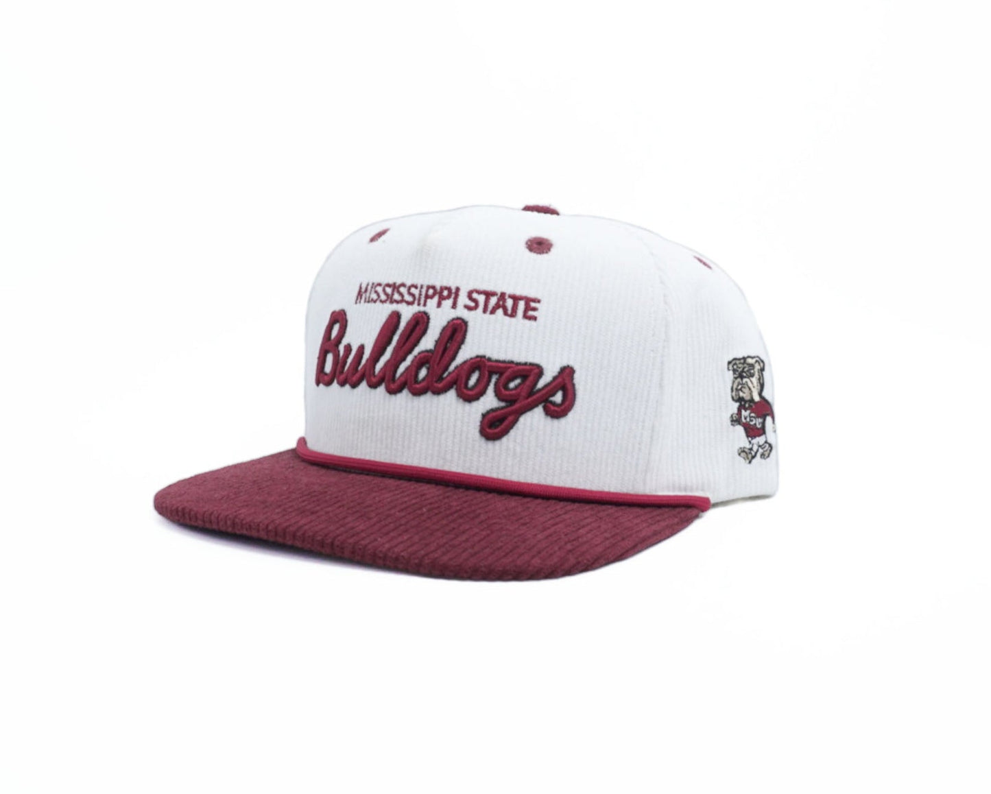 Mississippi State Cursive Bulldogs Corduroy Hat - Bad Day Hat Co