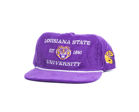 Purple Corduroy LSU Football - Bad Day Hat Co