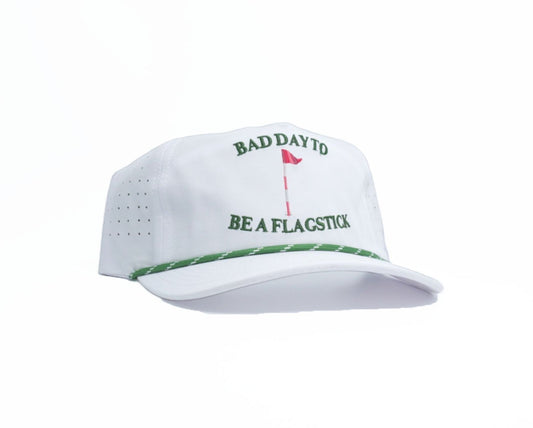 White Bad Day To Be A Flagstick - Bad Day Hat Co