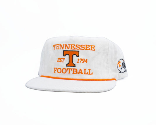 White Corduroy Tennessee Football - Bad Day Hat Co