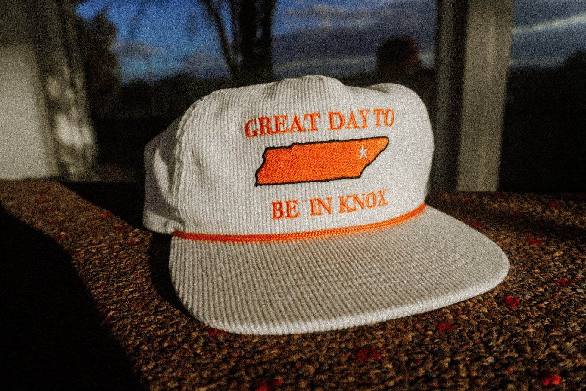 White Great Day To Be In Knox - Bad Day Hat Co