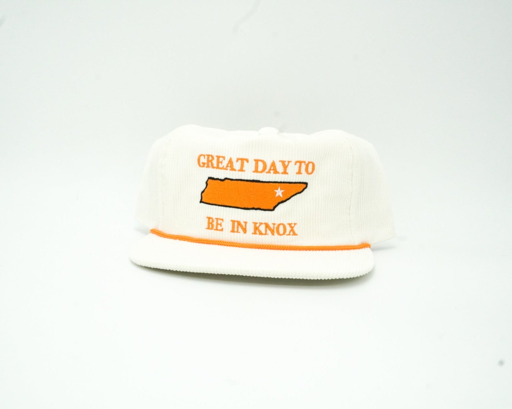 White Great Day To Be In Knox - Bad Day Hat Co