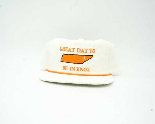 White Great Day To Be In Knox - Bad Day Hat Co